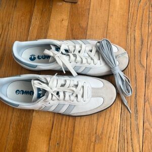 Adidas Samba White and Light Gray Sneakers